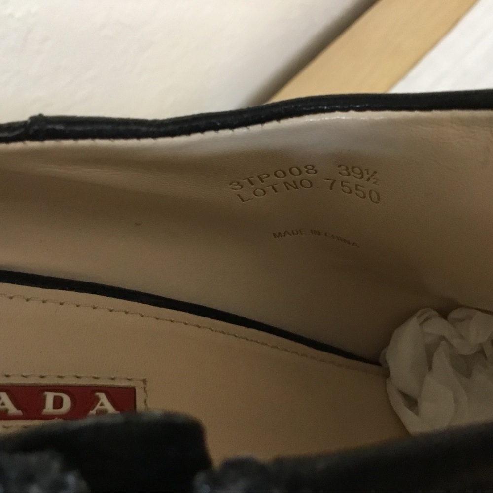 Prada Black Leather Heeled Booties - Picture 6 of 9